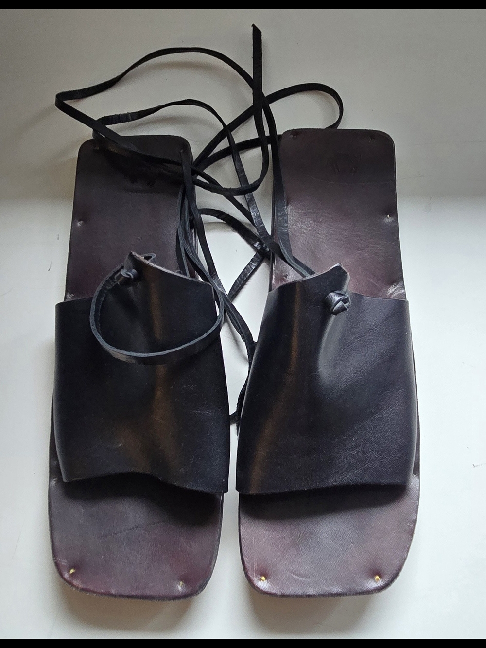 Rare Jutta Neumann New York Leather Sandals Size 8M